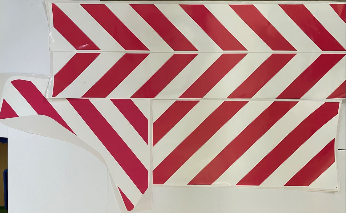 Nálepky sada radlica štít /šrafy/